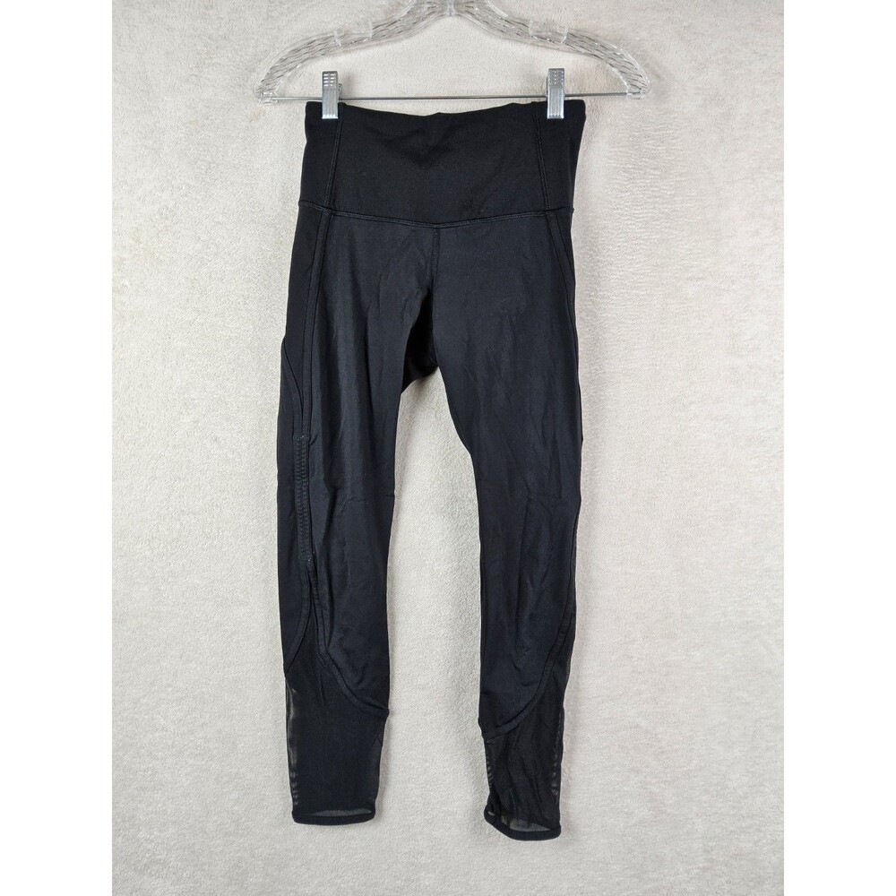 Lululemon Women’s Sheer Inset Athletic Leggings Size 4